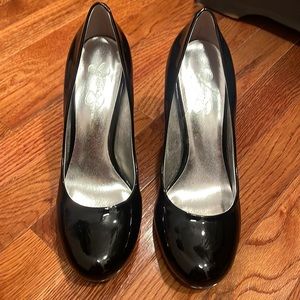 Jessica Simpson Black patent Heels